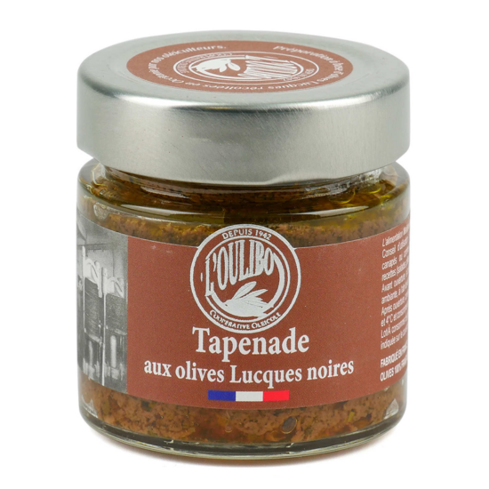 Tapenade noire 100% olives Lucques 100g
