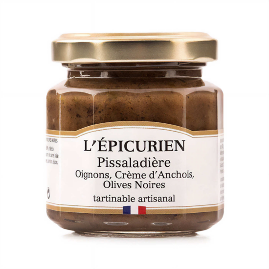 Tartinable façon pissaladière - Oignon, crème d'anchois, olive noire 100g