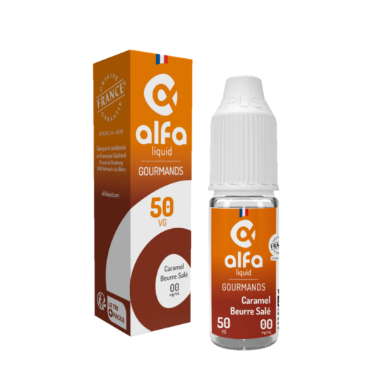 AlfaLiquid Caramel Beurre Salé 10mL