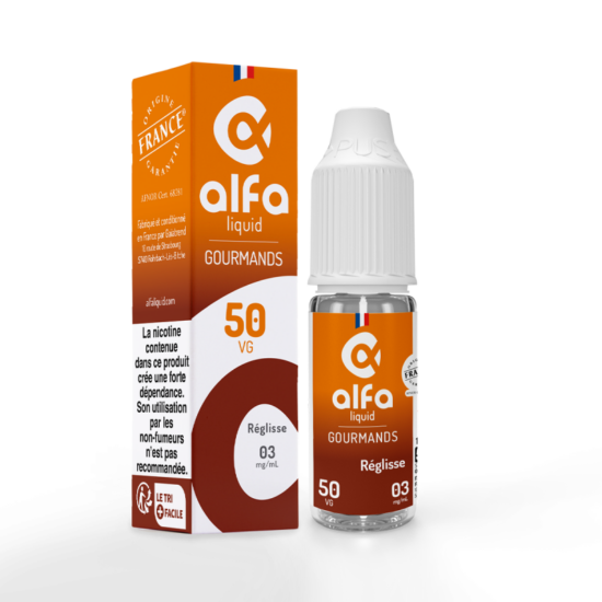 AlfaLiquid Réglisse 10mL