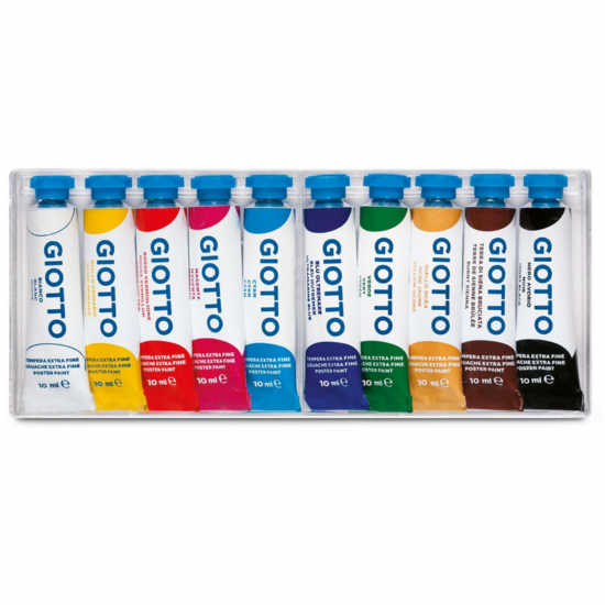 Boîte 10 Tubes Gouache 10mL