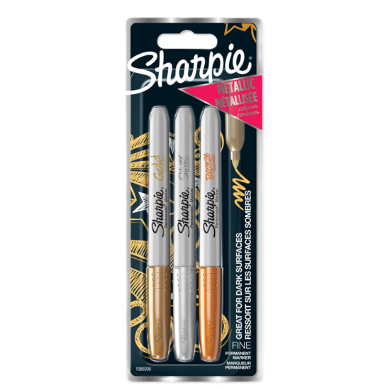 Marqueur Sharpie Métallique - Pointe Fine