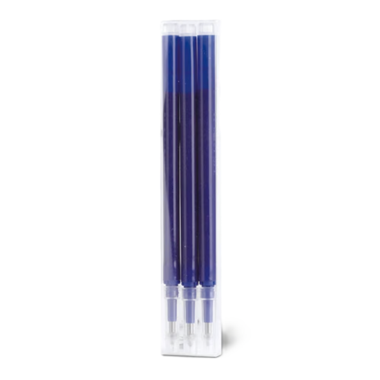 Recharges pour stylo effaçable bleu x3