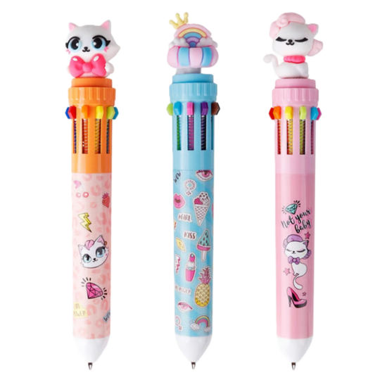 Stylo Fantaisie 10 Couleurs