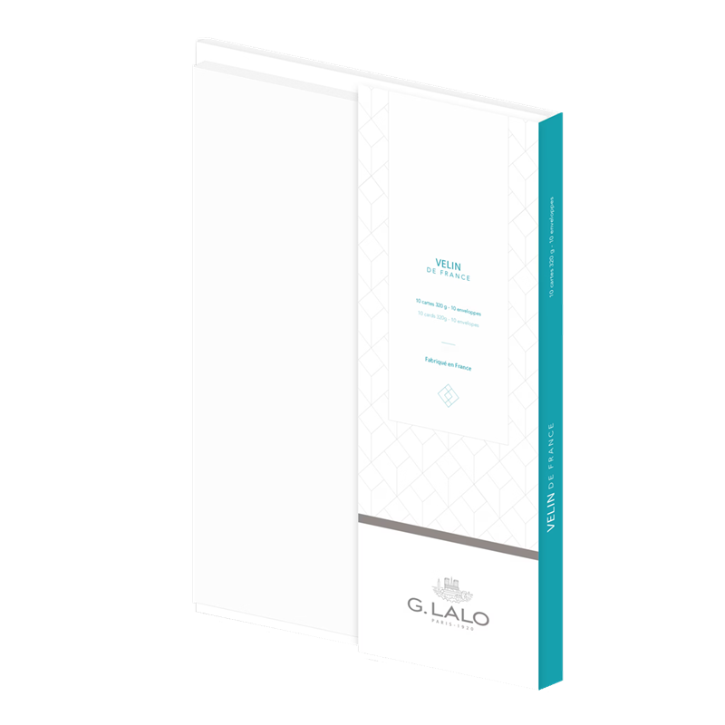 10 cartes 320g avec enveloppes