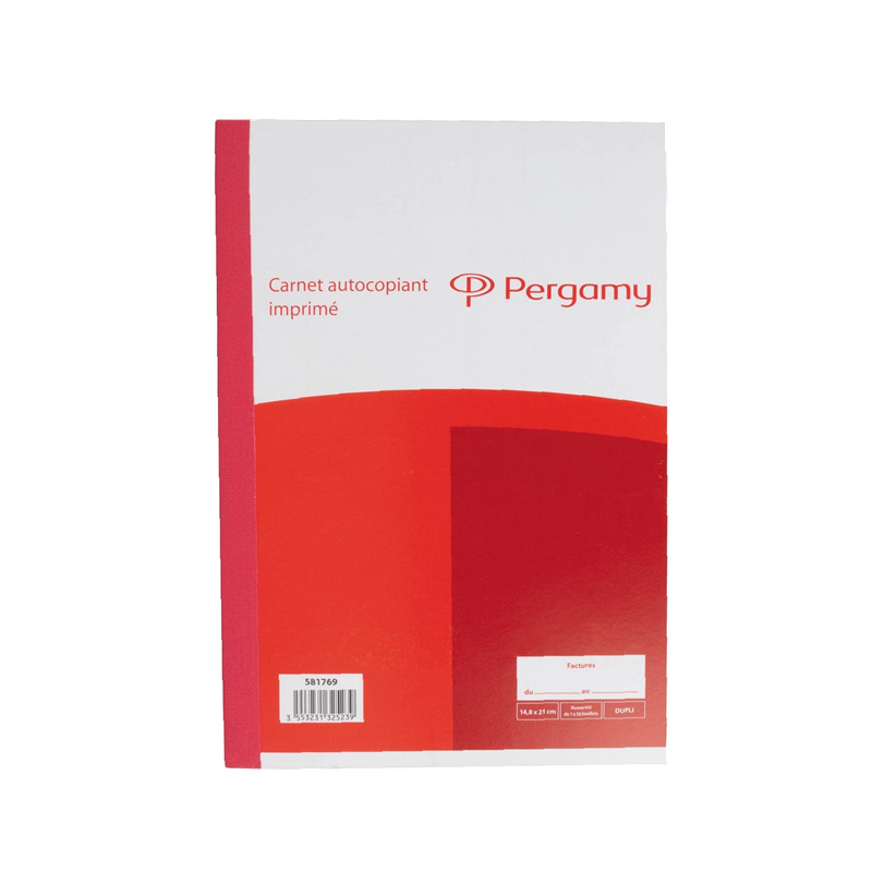 Carnet Autocopiant Facture