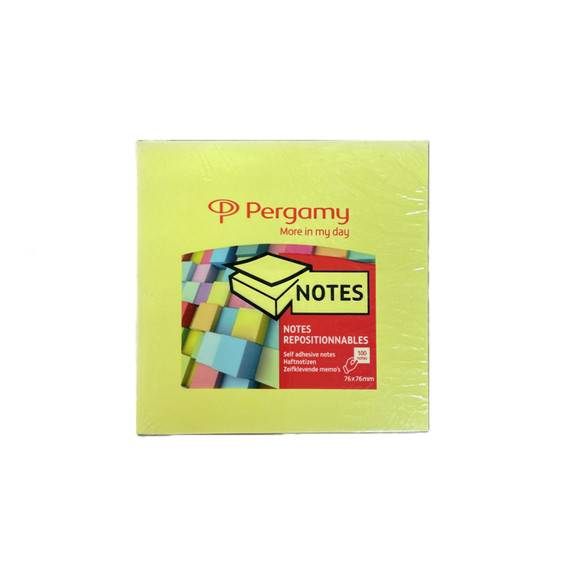 Post-it Coloré 76x76mm par 100