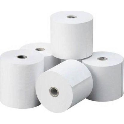 Lot de cinq bobines de papier thermique